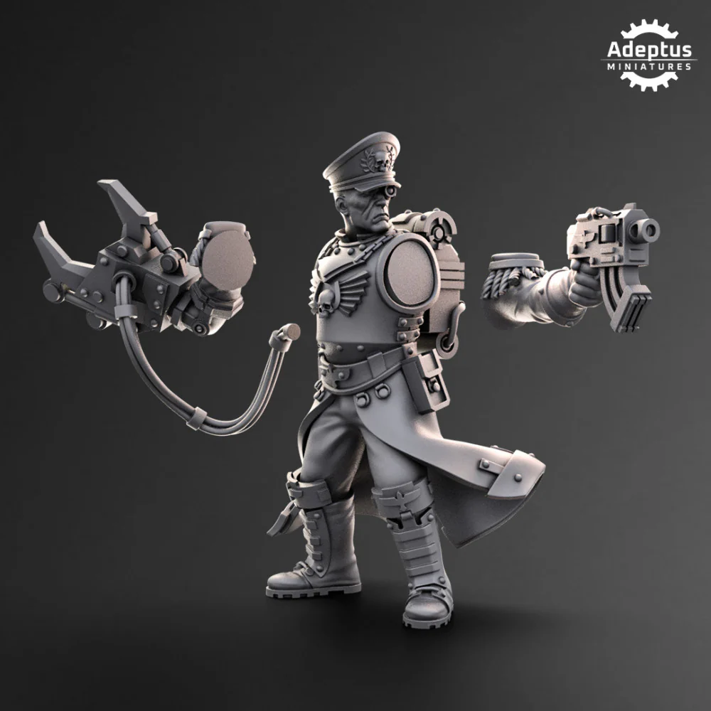 Commissar with a mechanical arm – Imperial Guard - Image 4