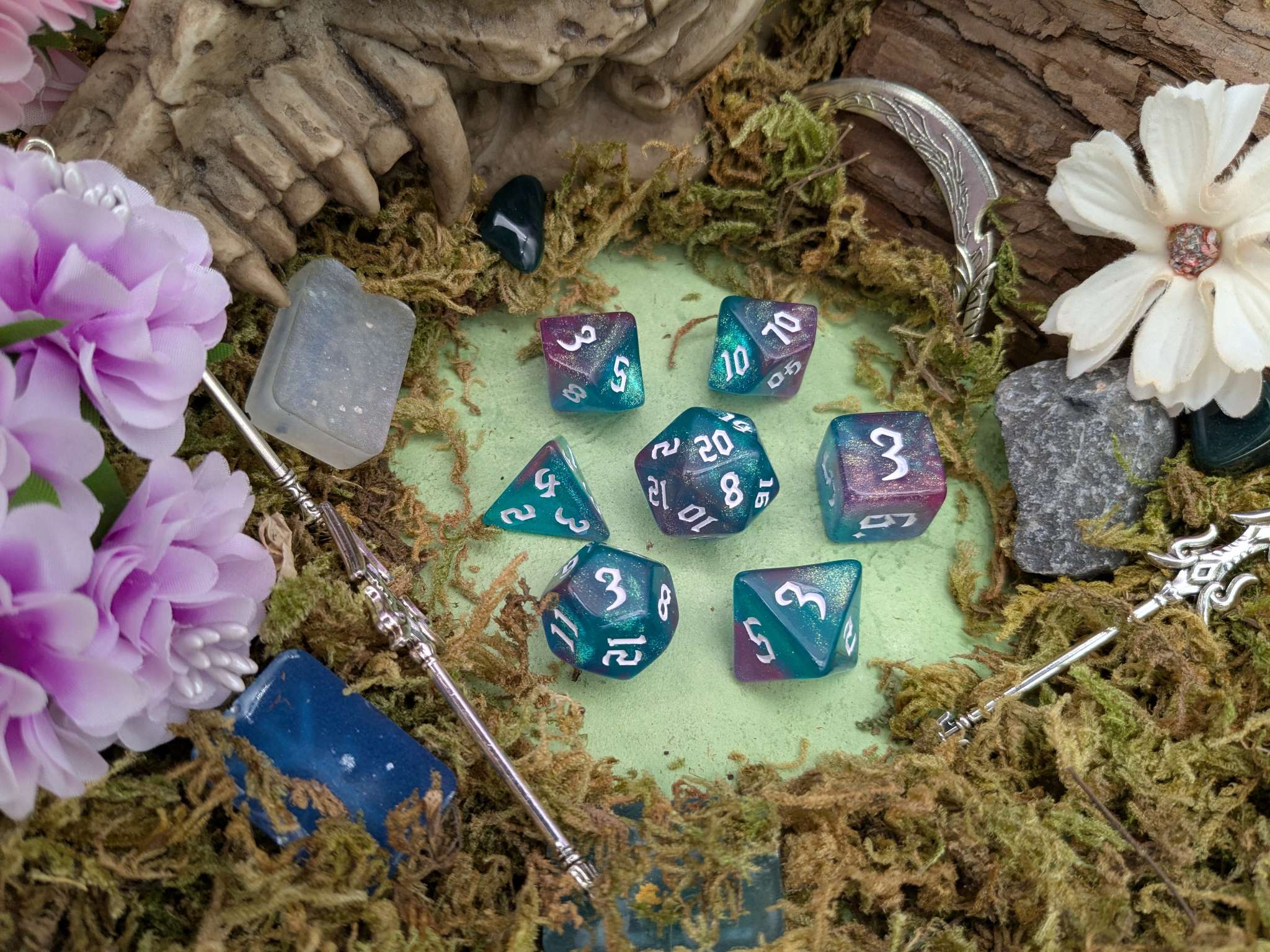 Cosmic Fog Dice Set - Image 2