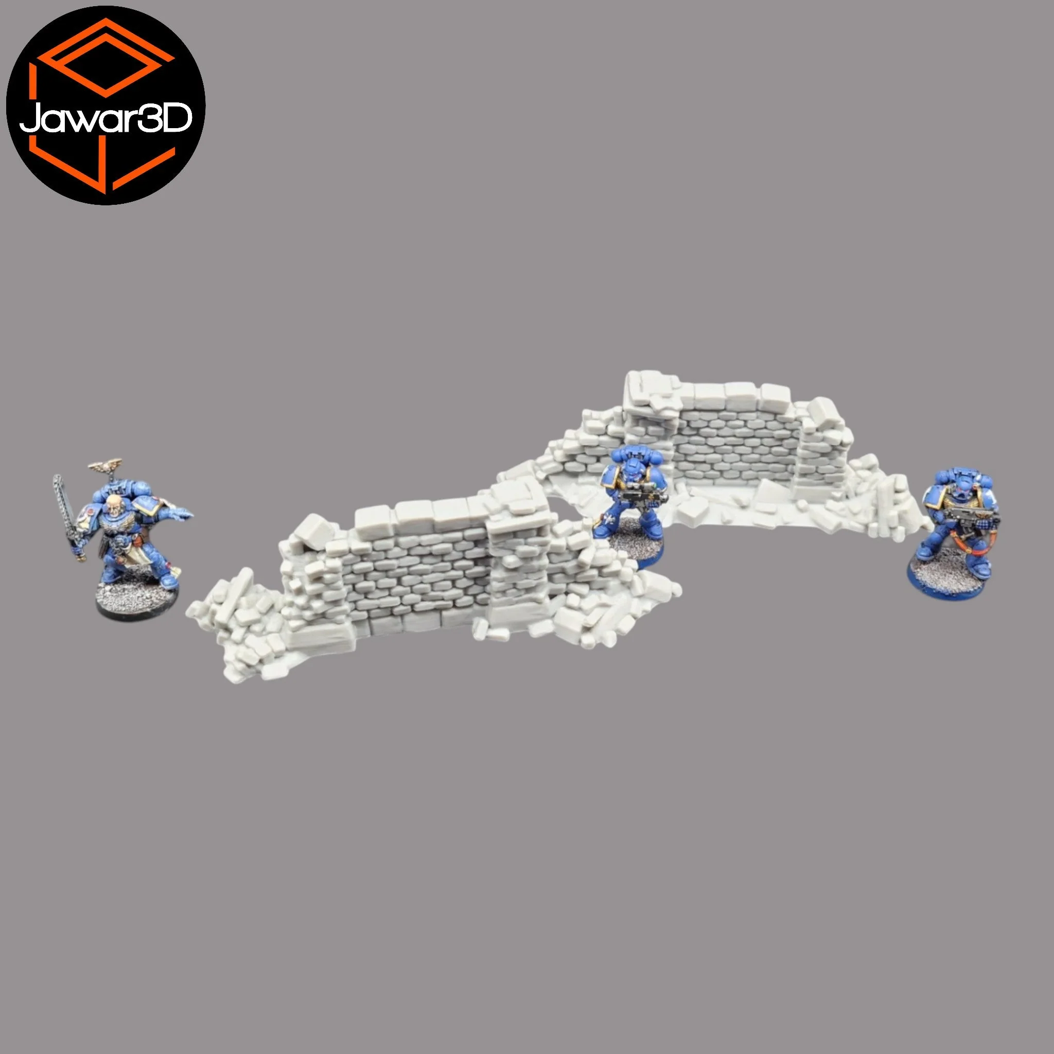 Crumbling Ruins #2 - 28mm Wargaming Scatter Terrain Scenery Tabletop Miniature