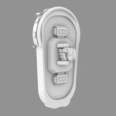 Cyber Samurai Oni Style Mega Shield - Image 2