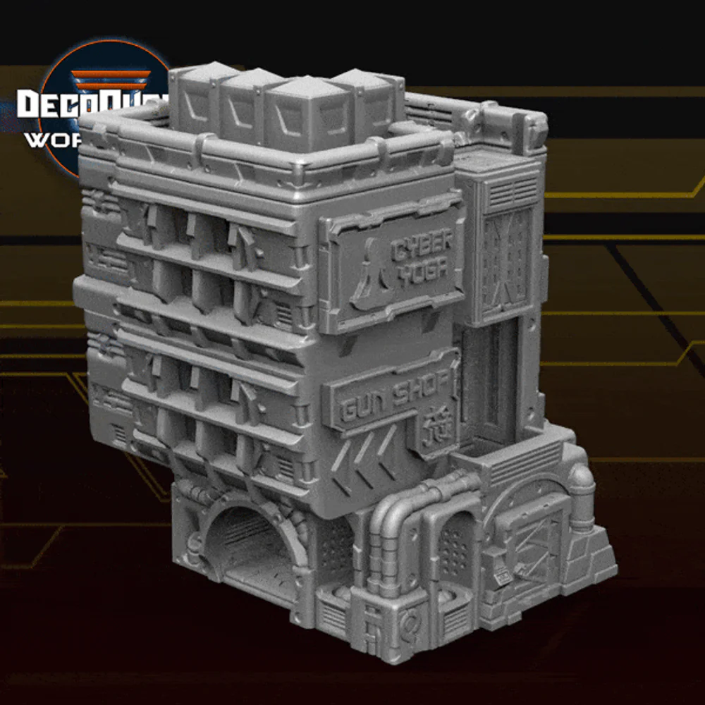 Cyberpunk building - Image 2