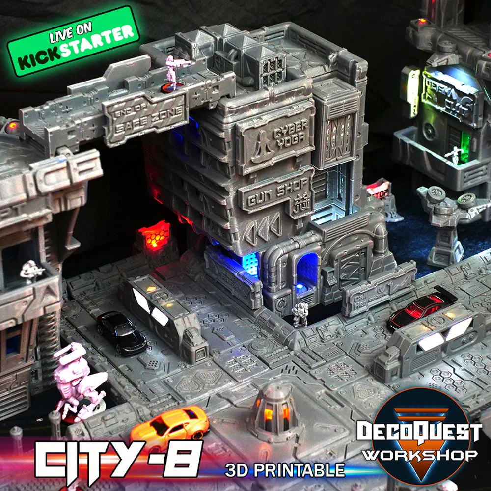 Cyberpunk building - Image 3
