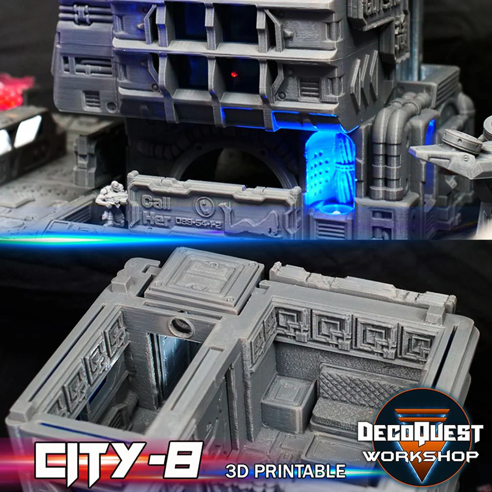 Cyberpunk building - Image 4