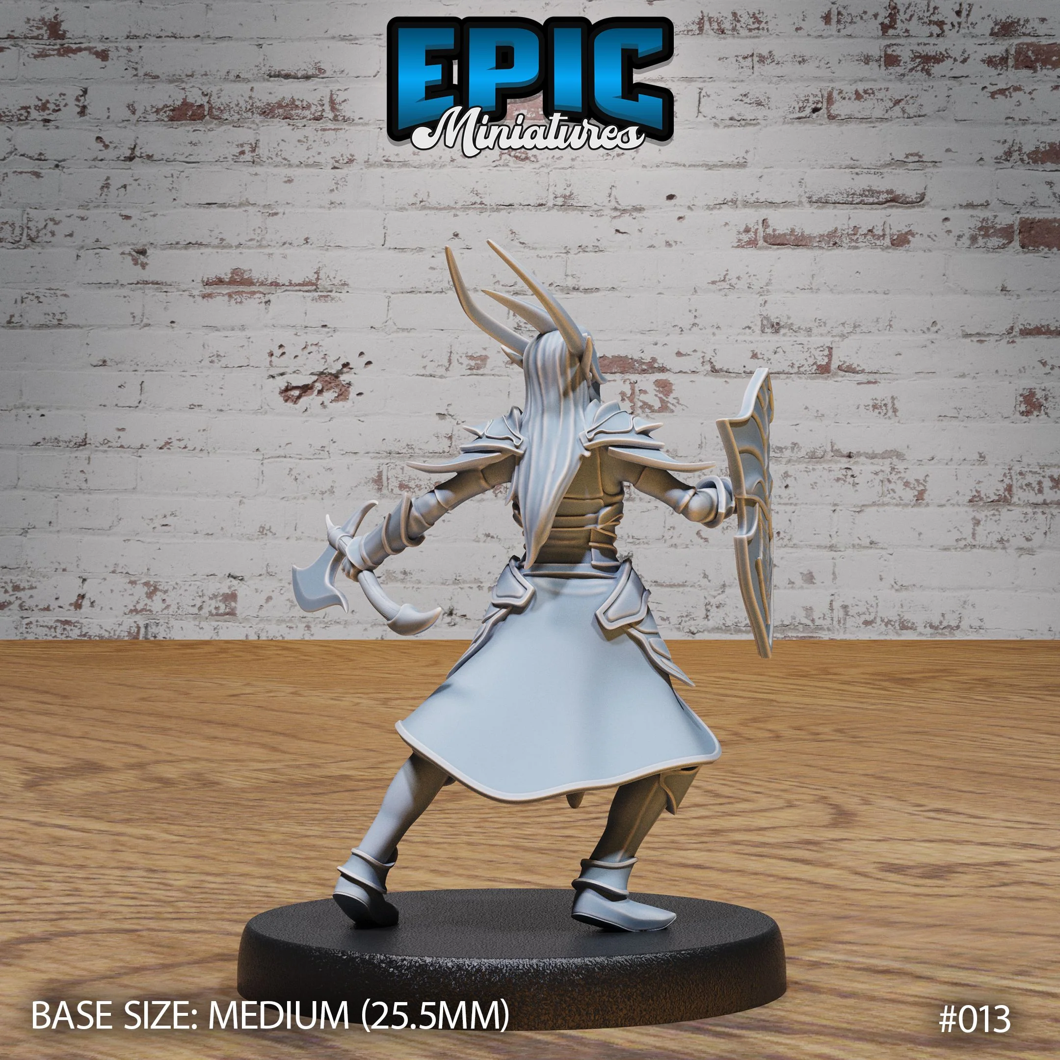Dark Elf Army Axe & Shield - Image 2