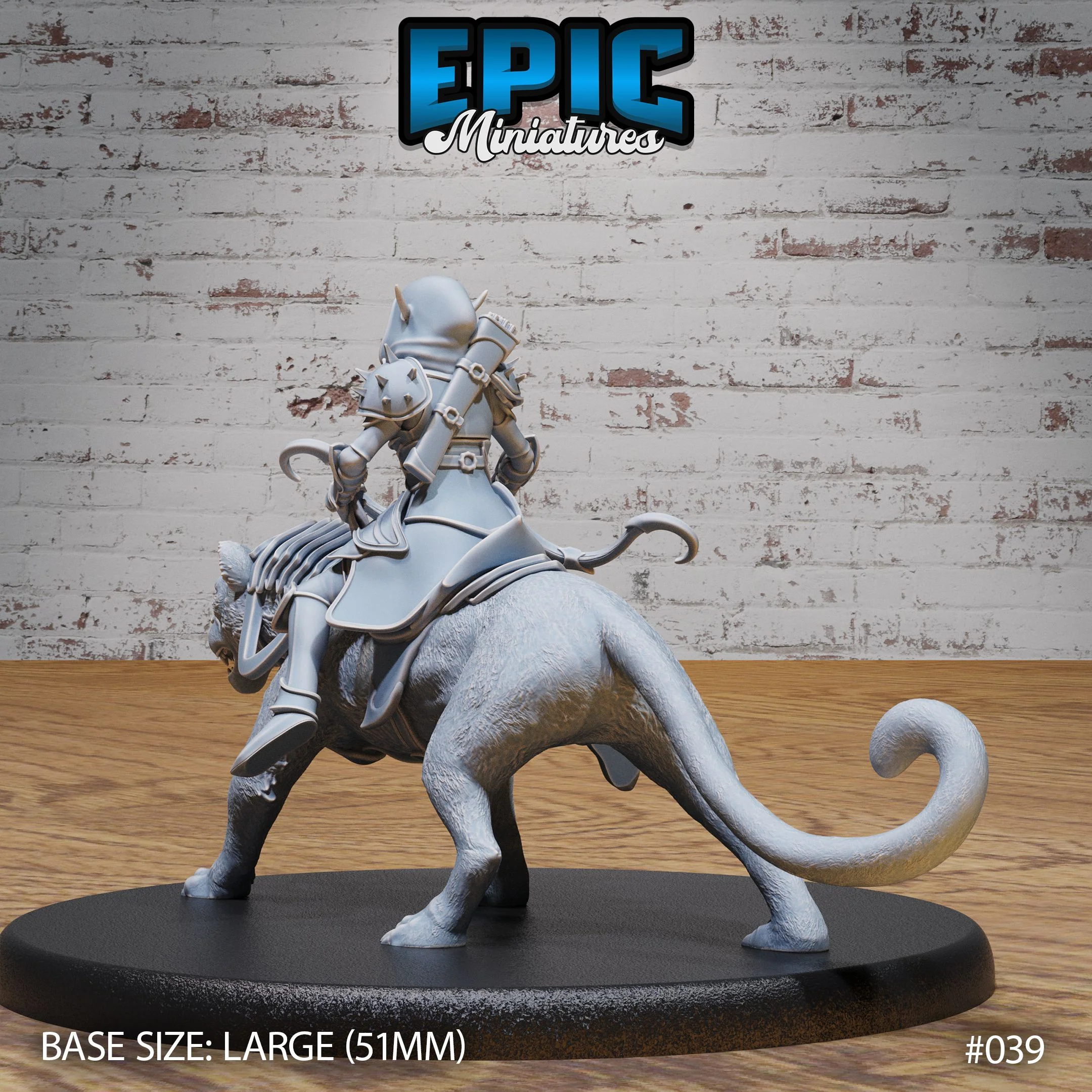 Dark Elf Panther Mount Rider Set - Image 3