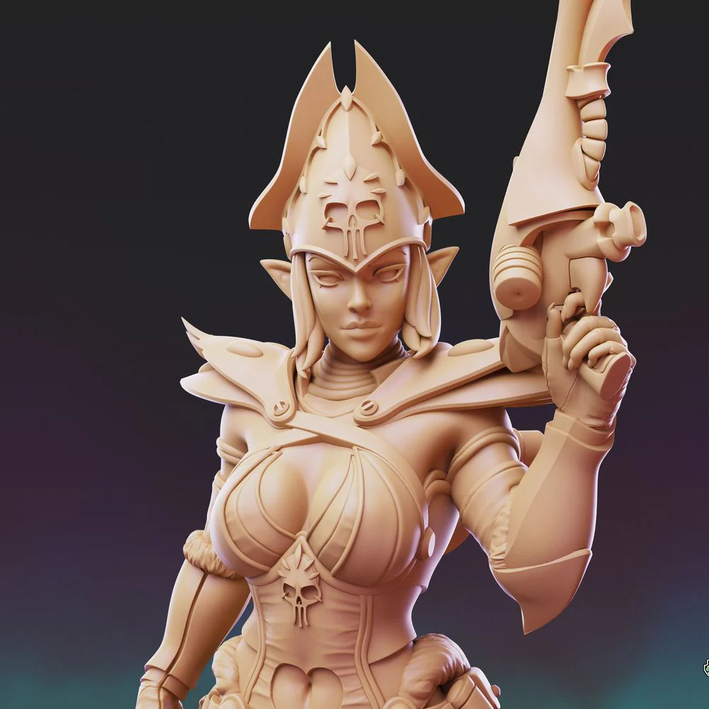 Dark Space Elves - Witches - Pose 2 - Image 3