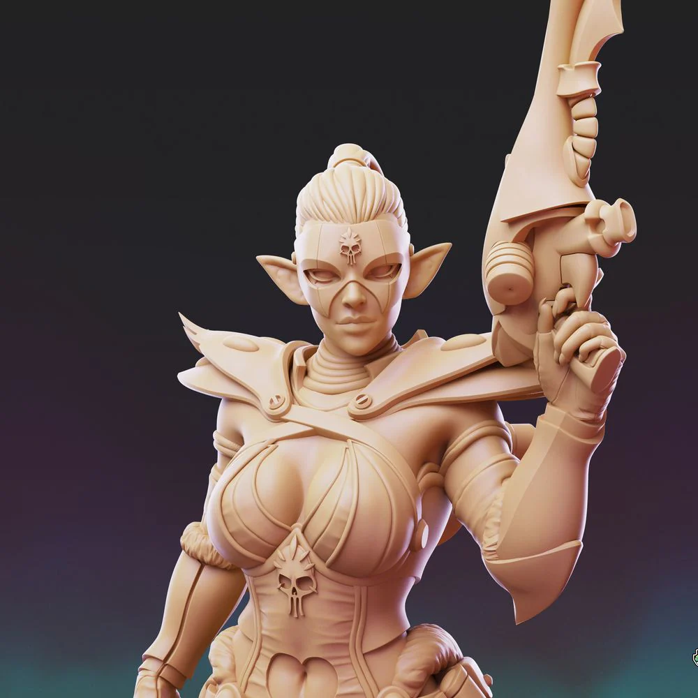 Dark Space Elves - Witches - Pose 2 - Image 4