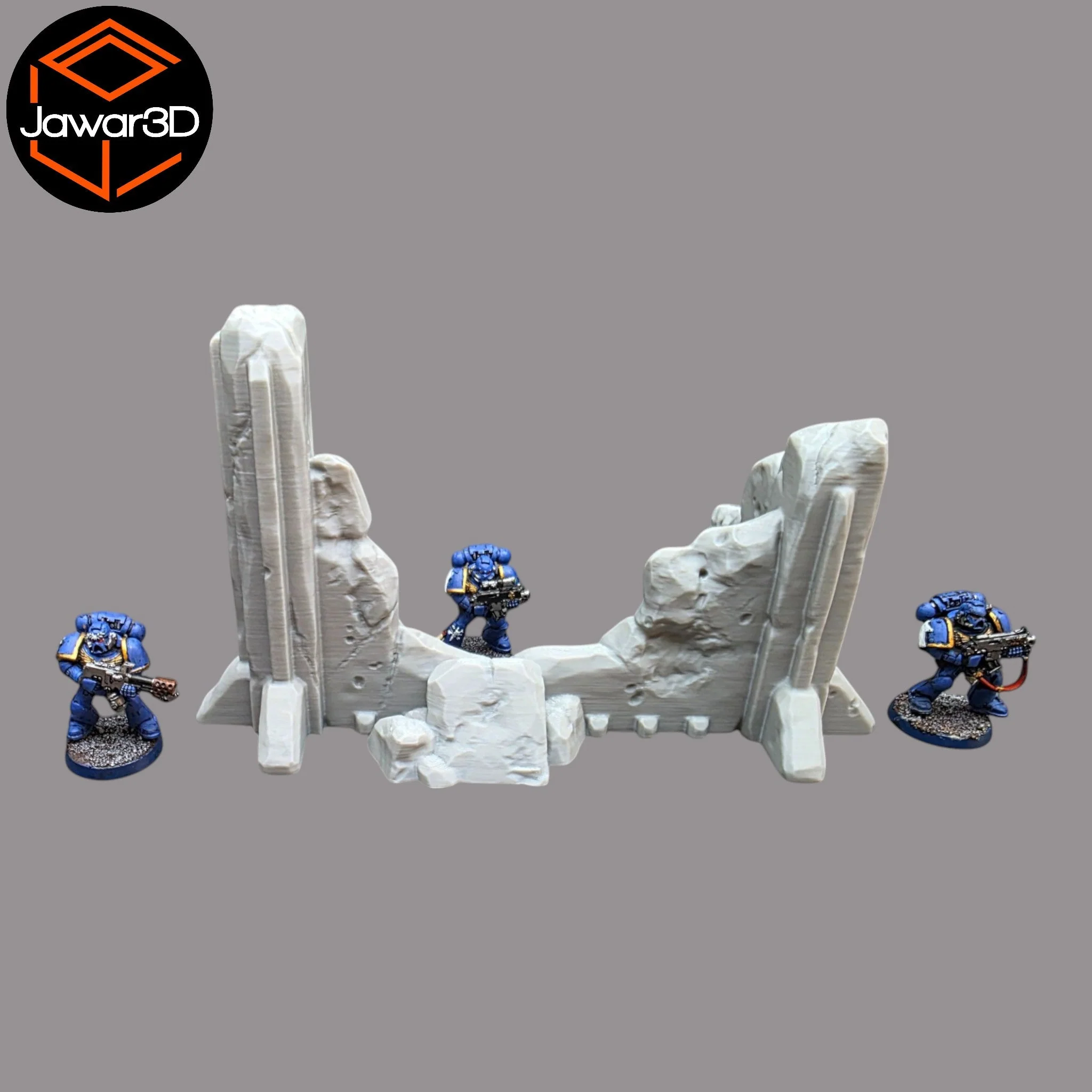 Debris Building 2 - 28mm Wargaming Scatter Terrain Scenery Tabletop Miniature - Image 2