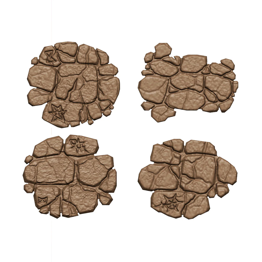 Demonic Temple Basing Bits Pack - 32mm Tabletop Scenery - Image 3
