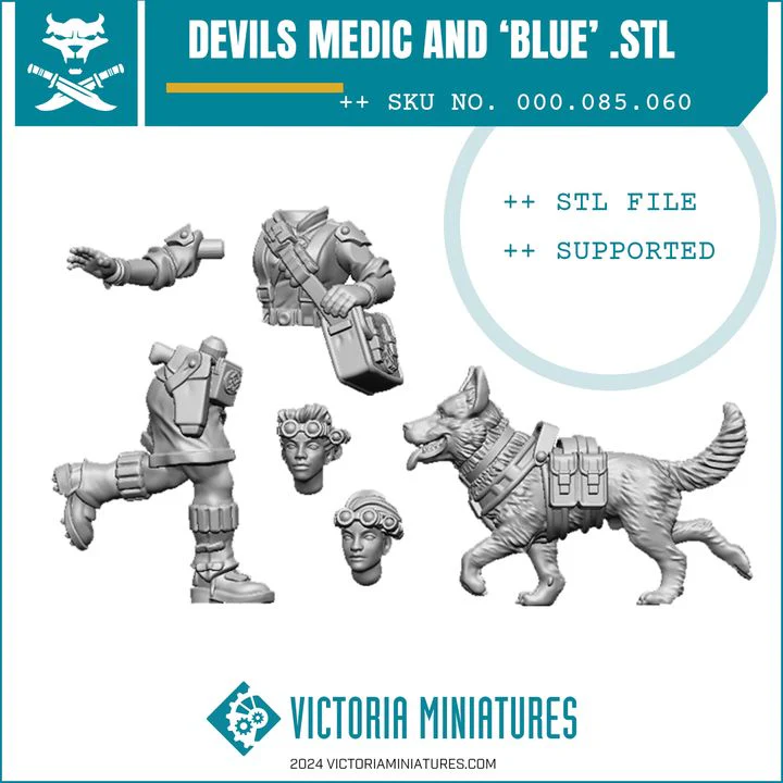 Devils Medic and "Blue" - Image 2