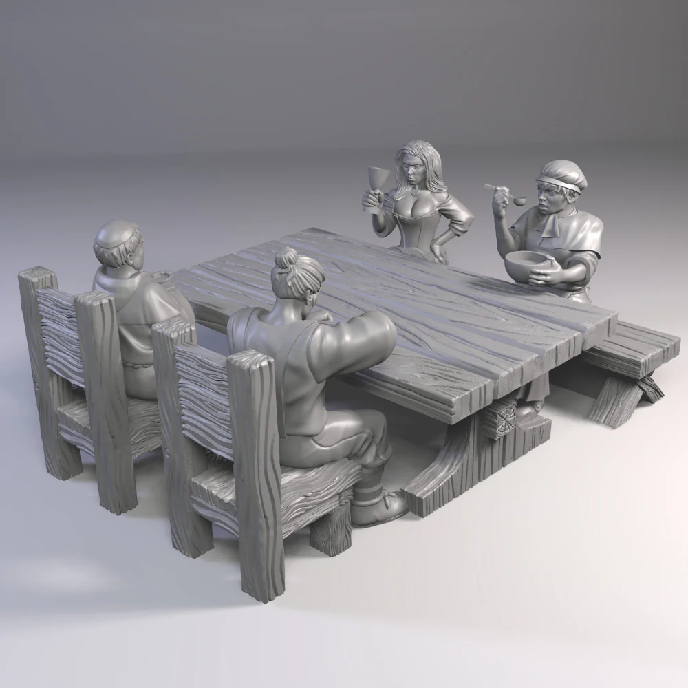 Dining citizens (SITTING FOLKS) - Image 7