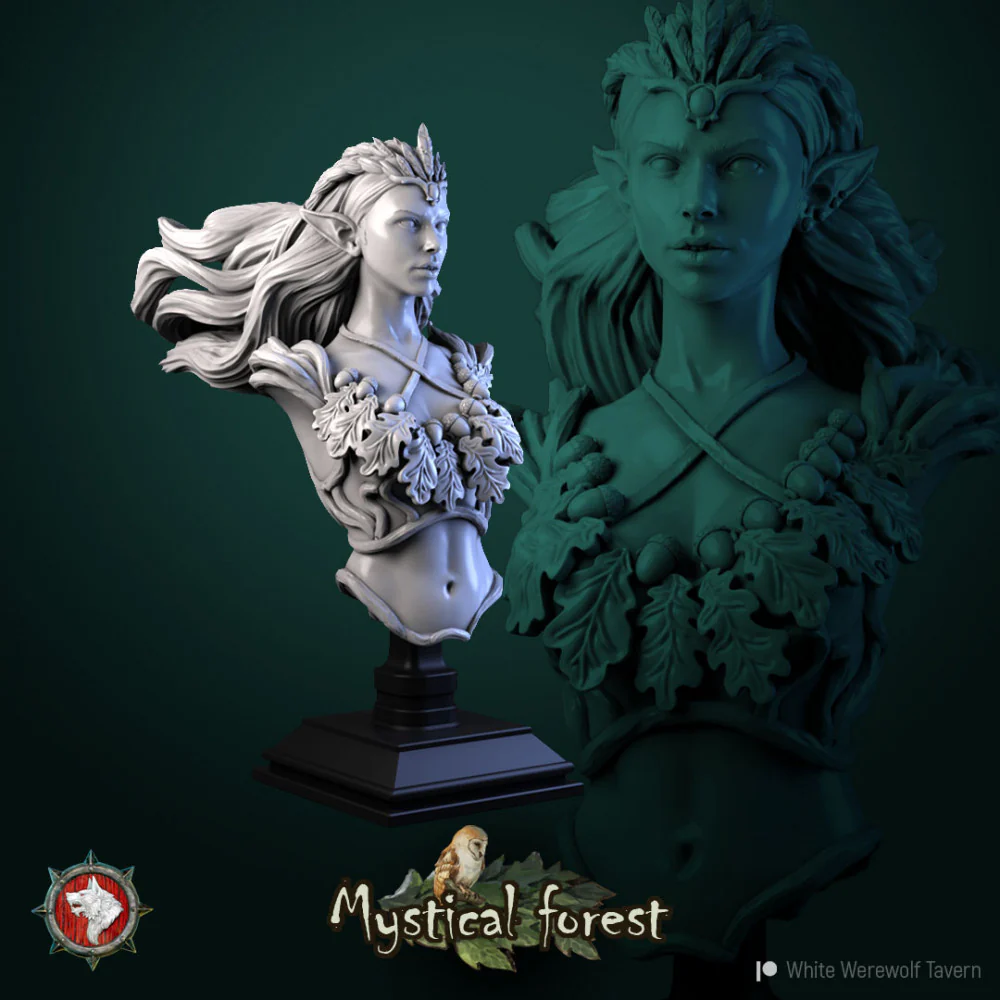 Doe Ingrid Centaur Druid bust pre-supported - Image 3