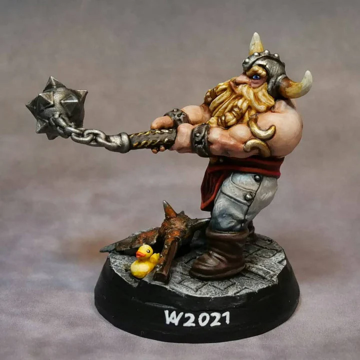 Doli The Smasher [32mm Scale] Dwarf Fighter - Image 4