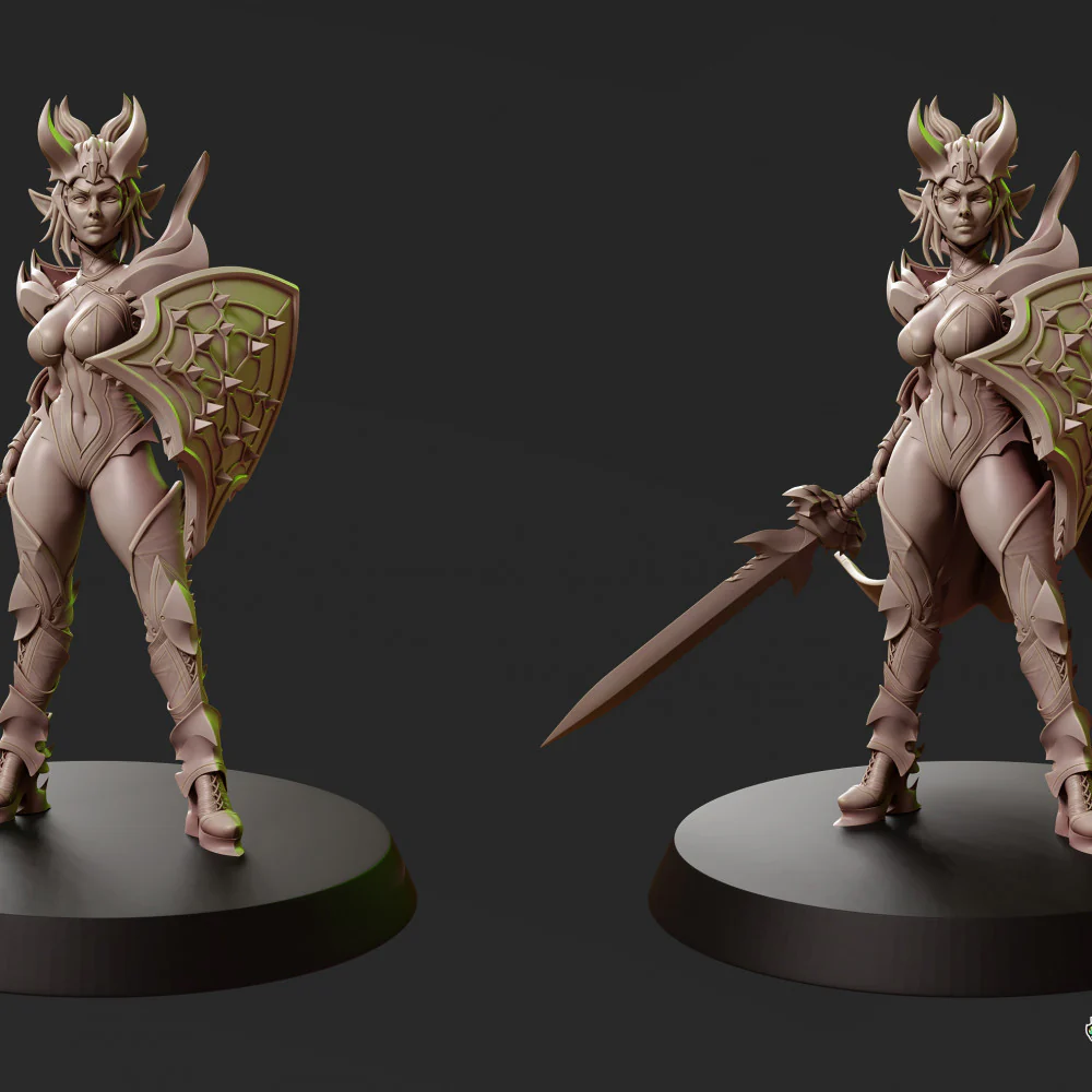 Drow Sorceress Elite Pose 1 - Image 4