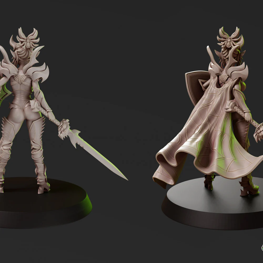 Drow Sorceress Elite Pose 1 - Image 5