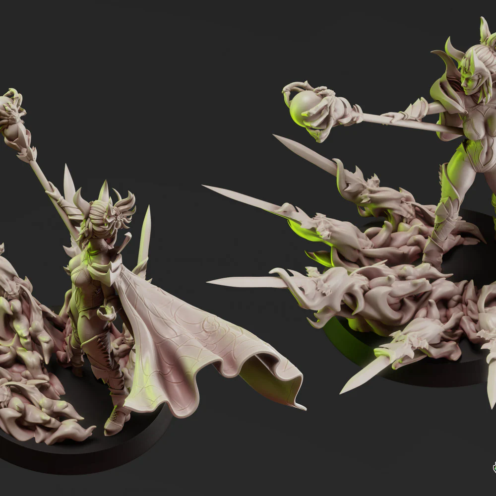 Drow Sorceress Elite Pose 3 - Image 4