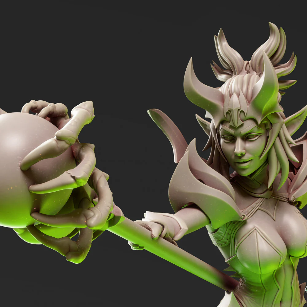 Drow Sorceress Elite Pose 3 - Image 6