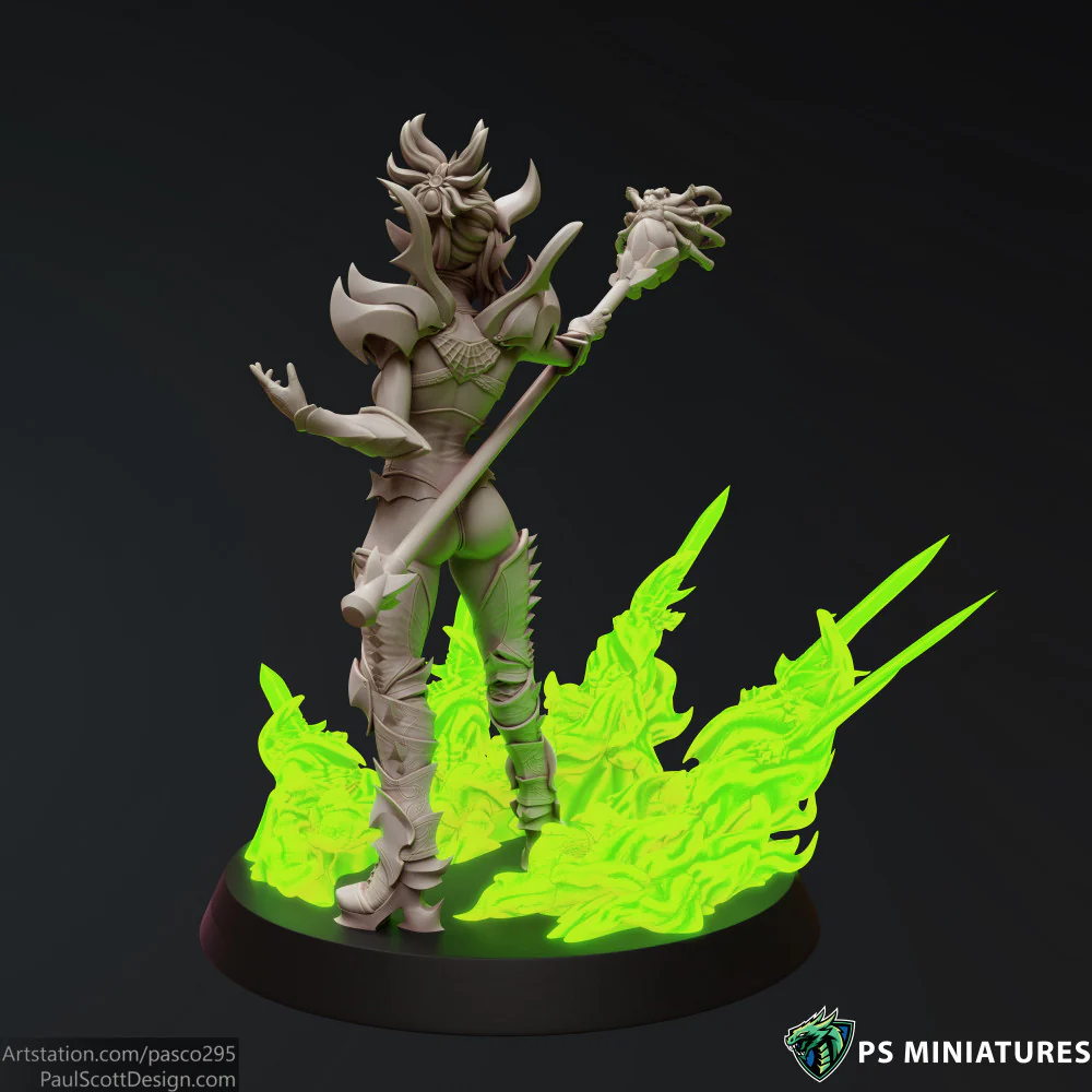 Drow Sorceress Elite Pose 3 - Image 7