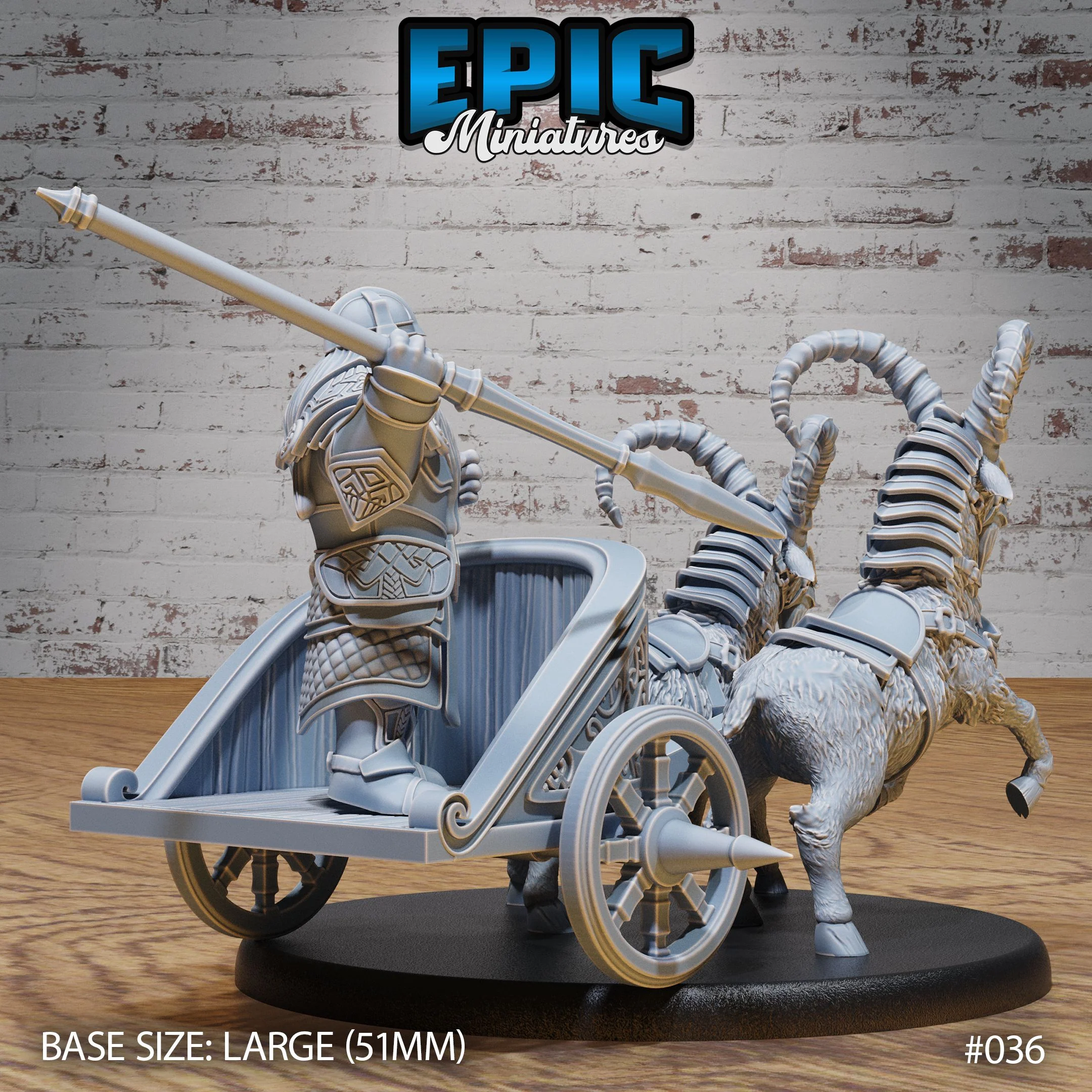 Dwarf Army Goat Chariot - Image 2