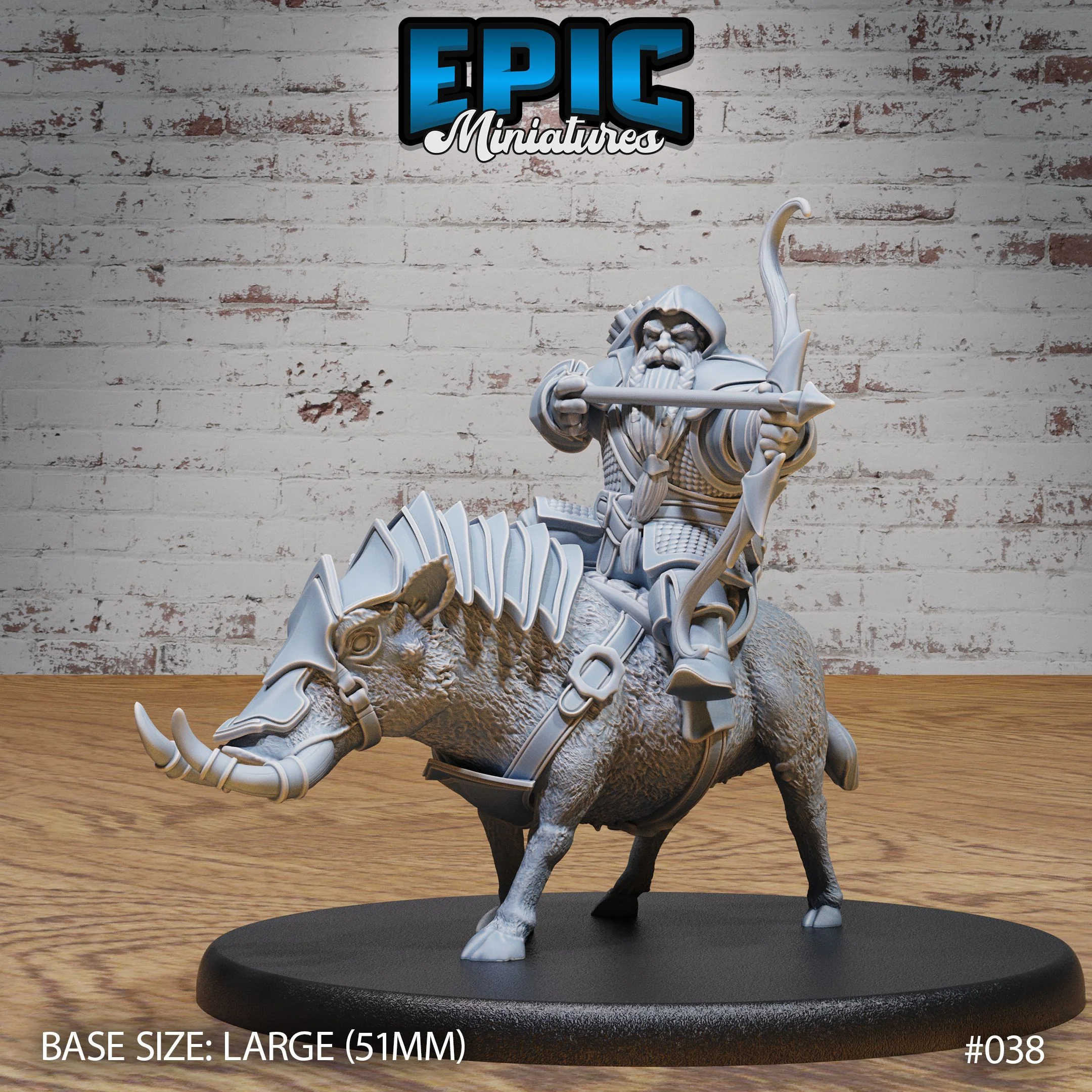 Dwarf Army Warthog Mount Rider Set - Image 2