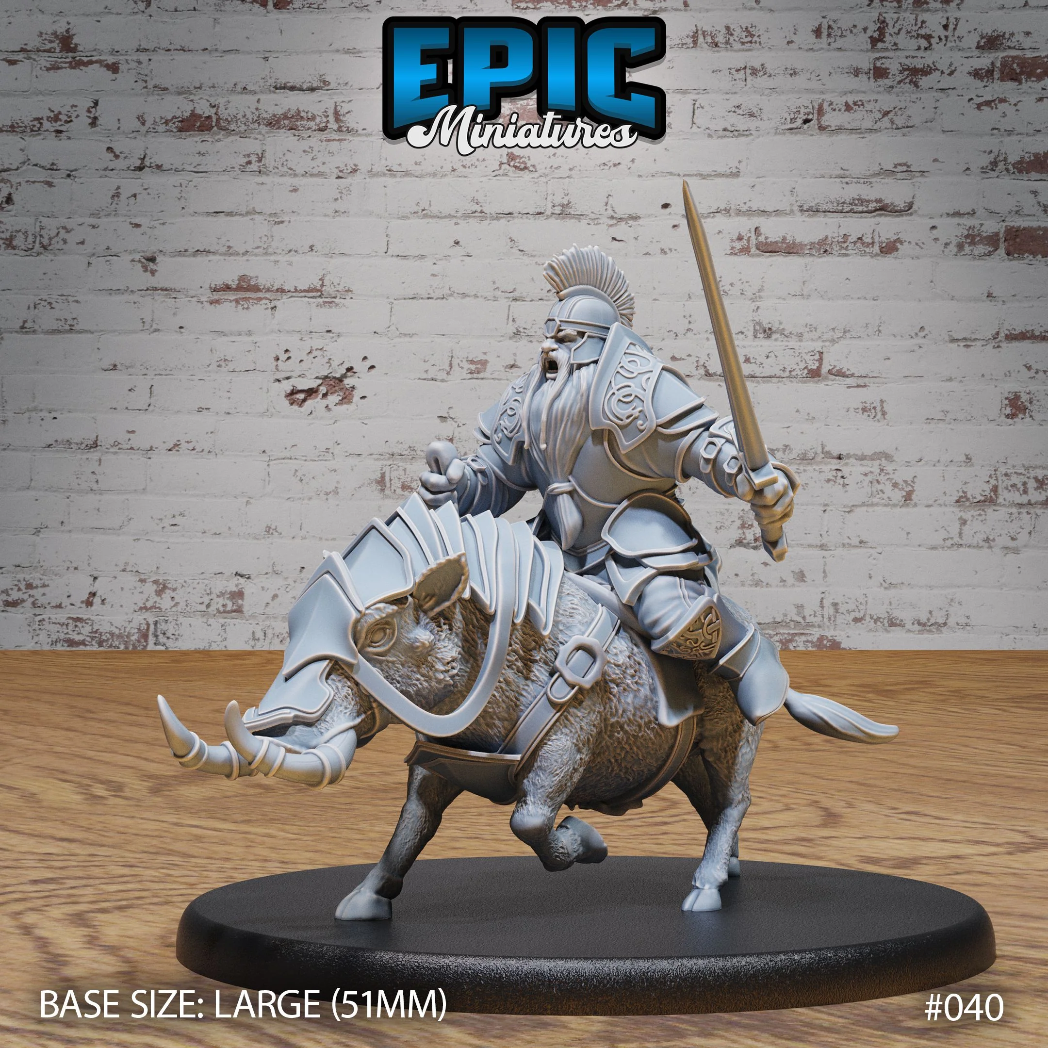 Dwarf Army Warthog Mount Rider Set - Image 6