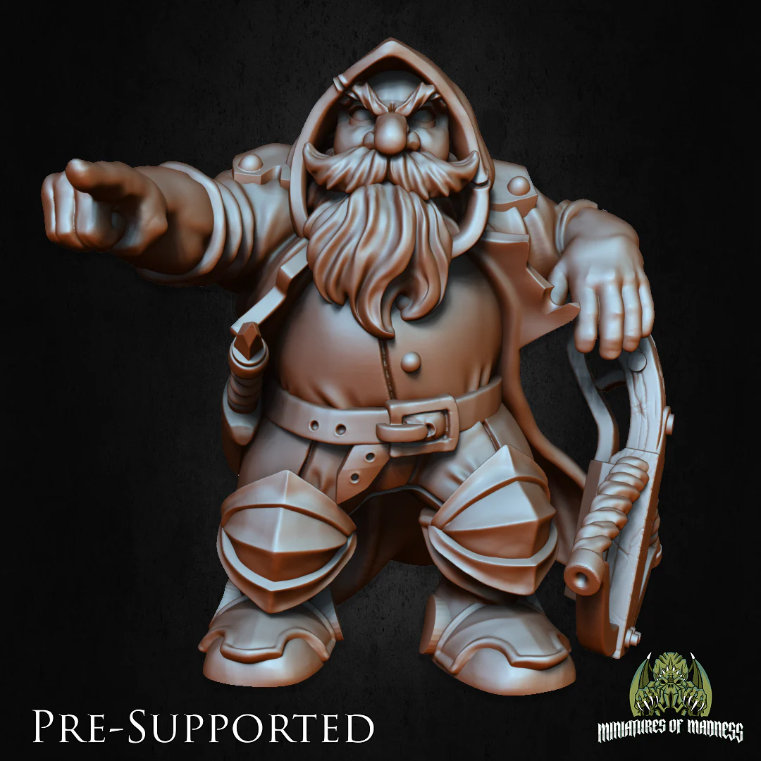 Dwarf Crossbowman 3 [32mm Scale] Dwarf Ranger - Image 2