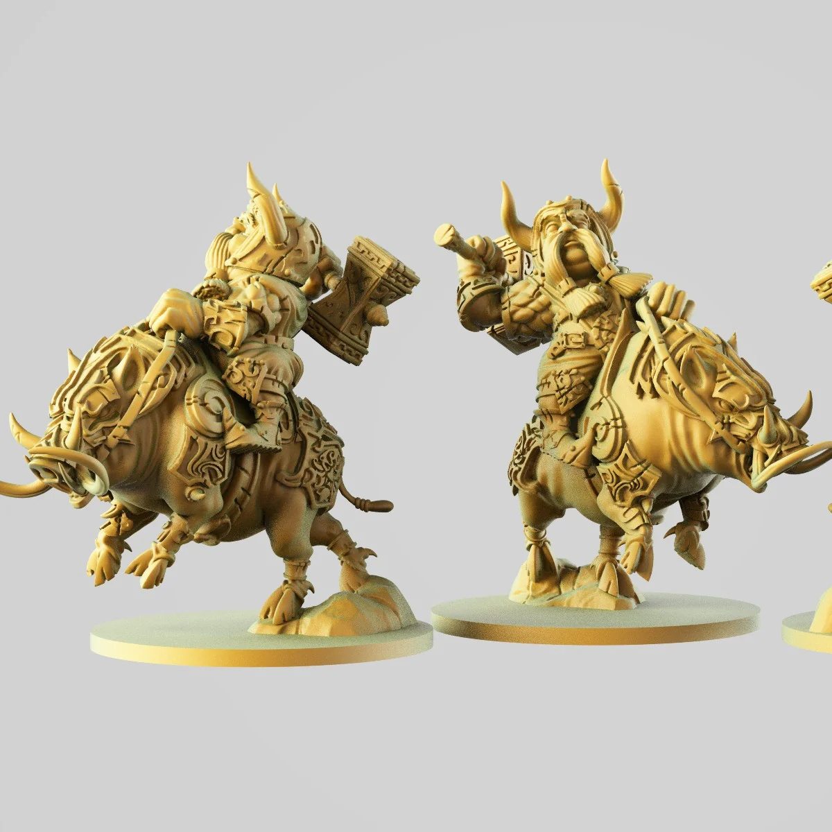Dwarf On Battle Boar