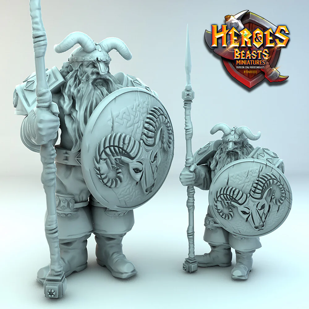 DWARF STANDING PIKEMAN