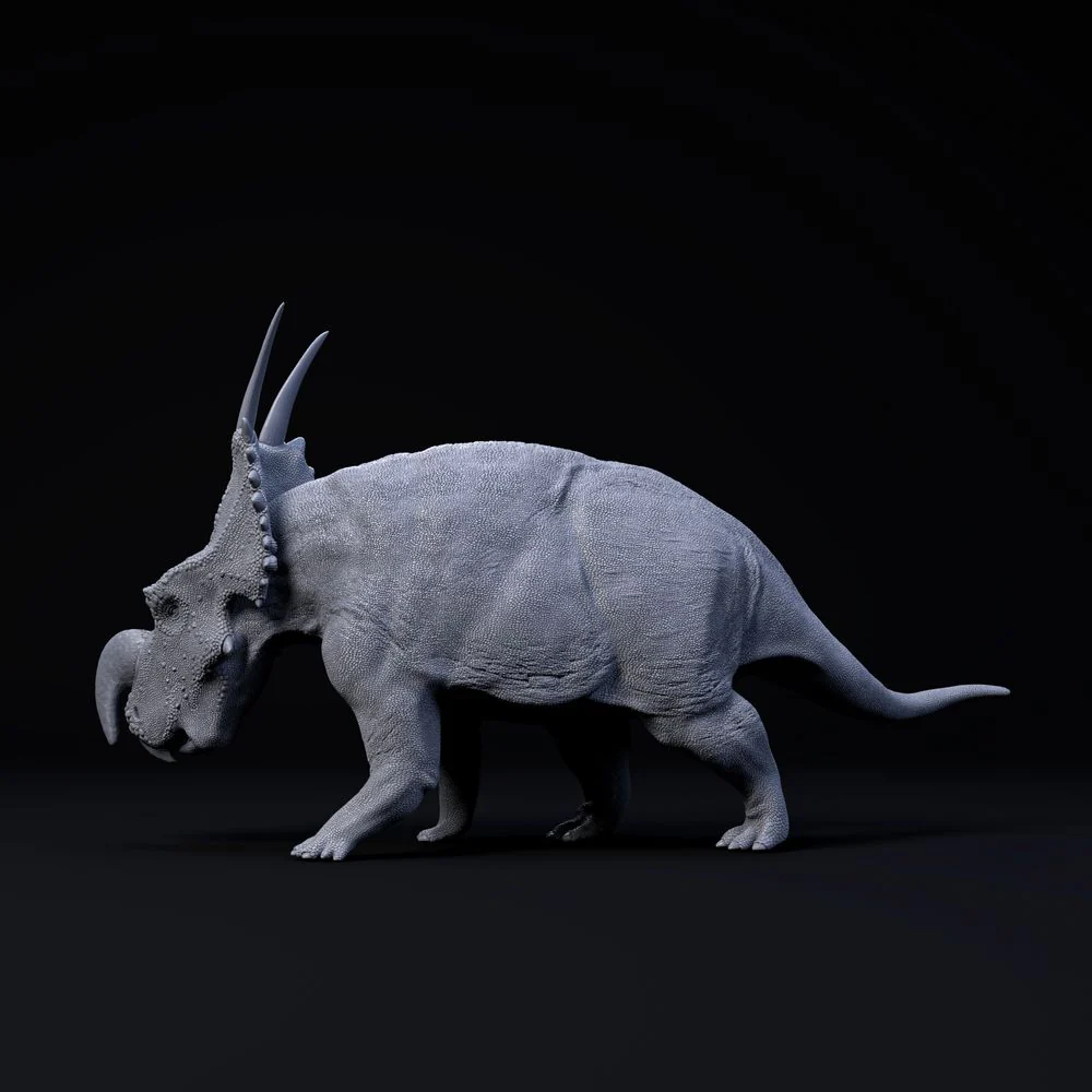 Einiosaurus walking 1-35 scale dinosaur - Image 3