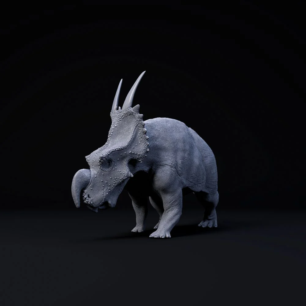 Einiosaurus walking 1-35 scale dinosaur - Image 4