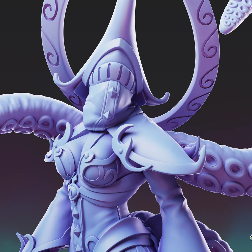 Elf Eldritch Cultist - Pose 2 + Pinups - Image 2