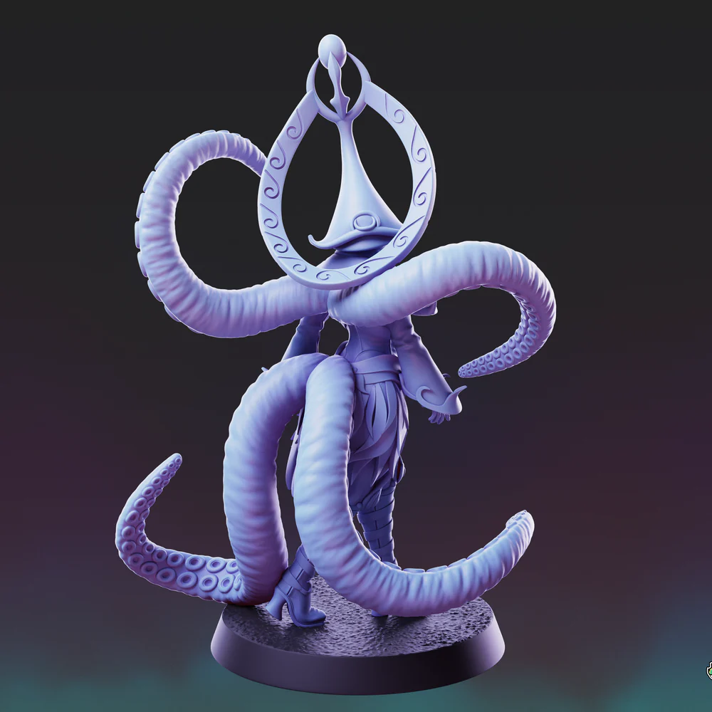 Elf Eldritch Cultist - Pose 2 + Pinups - Image 3