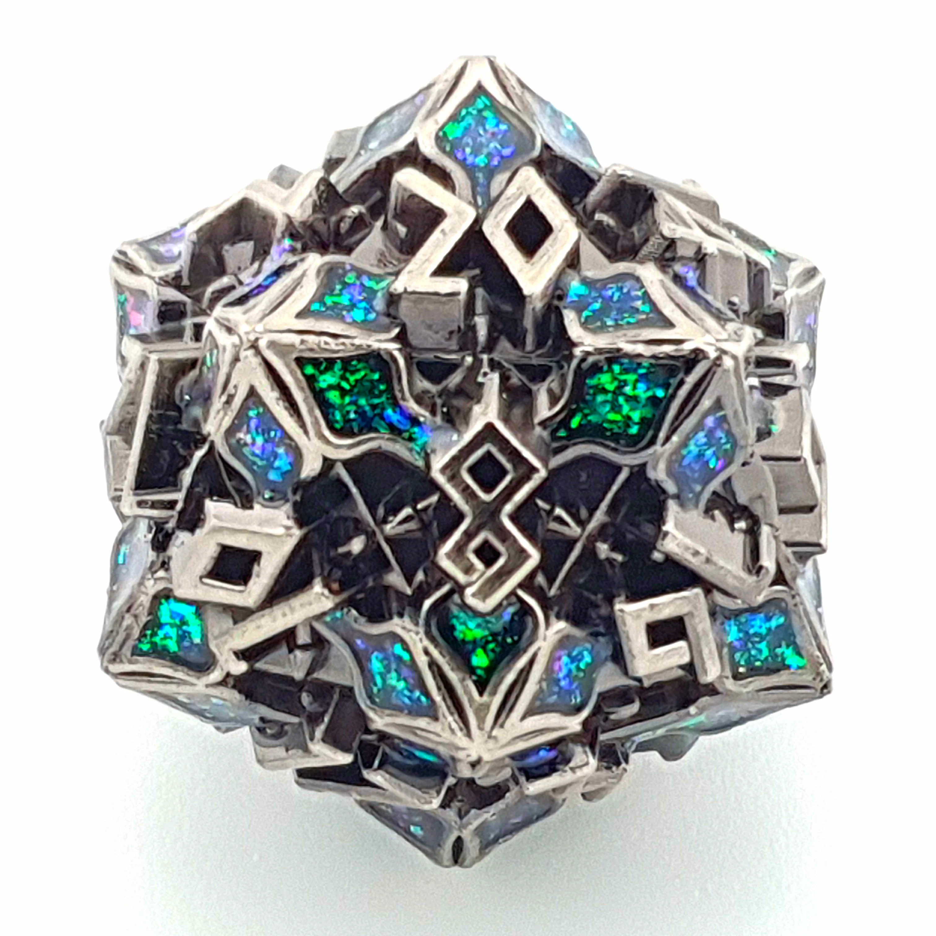Emerald Glade | Solid Metal Dice | 7 Piece Set - Image 2