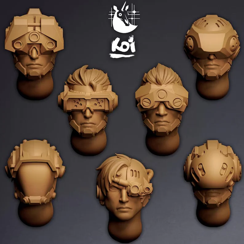 Enforcers - Miniature Heads