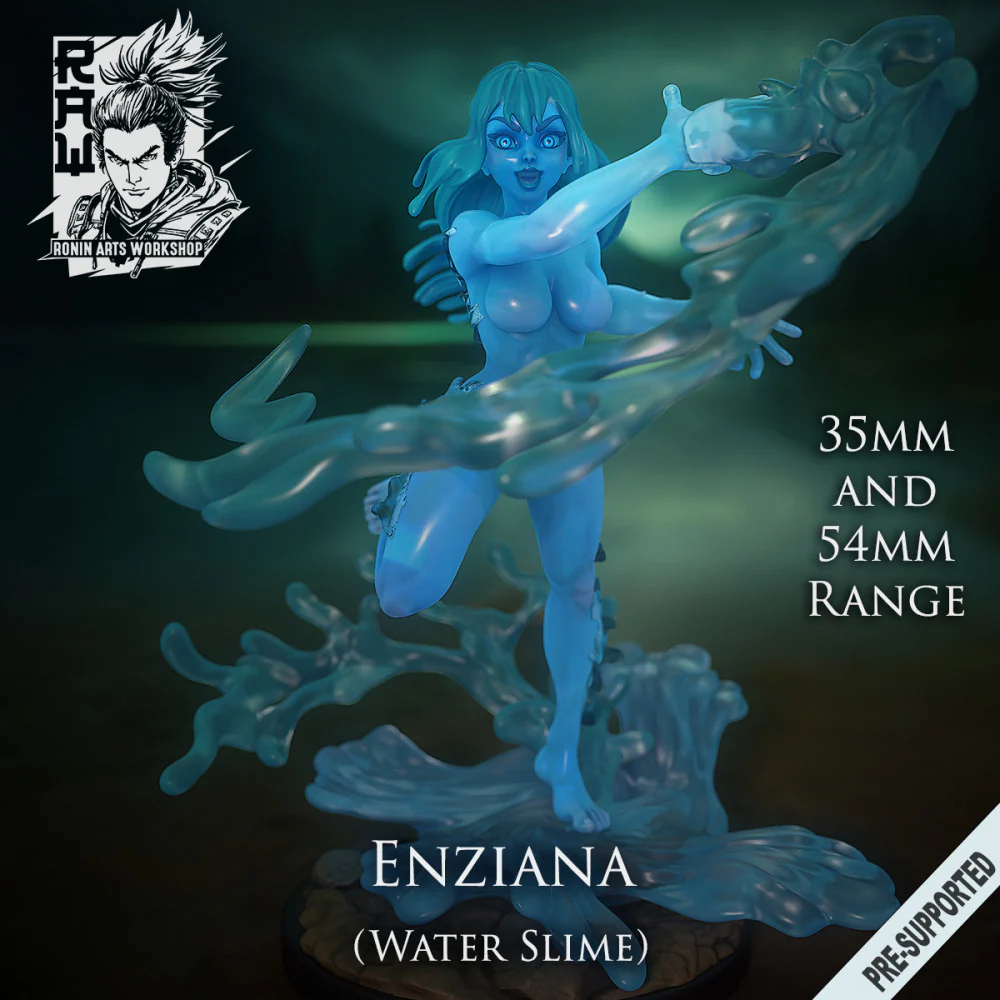 Enziana - Water Slime Girl - STL only