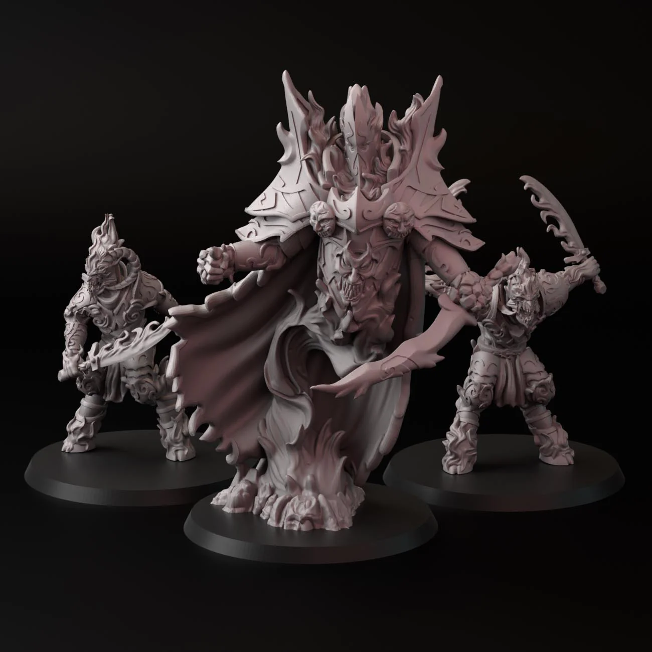 Fire Elements (3 miniatures)