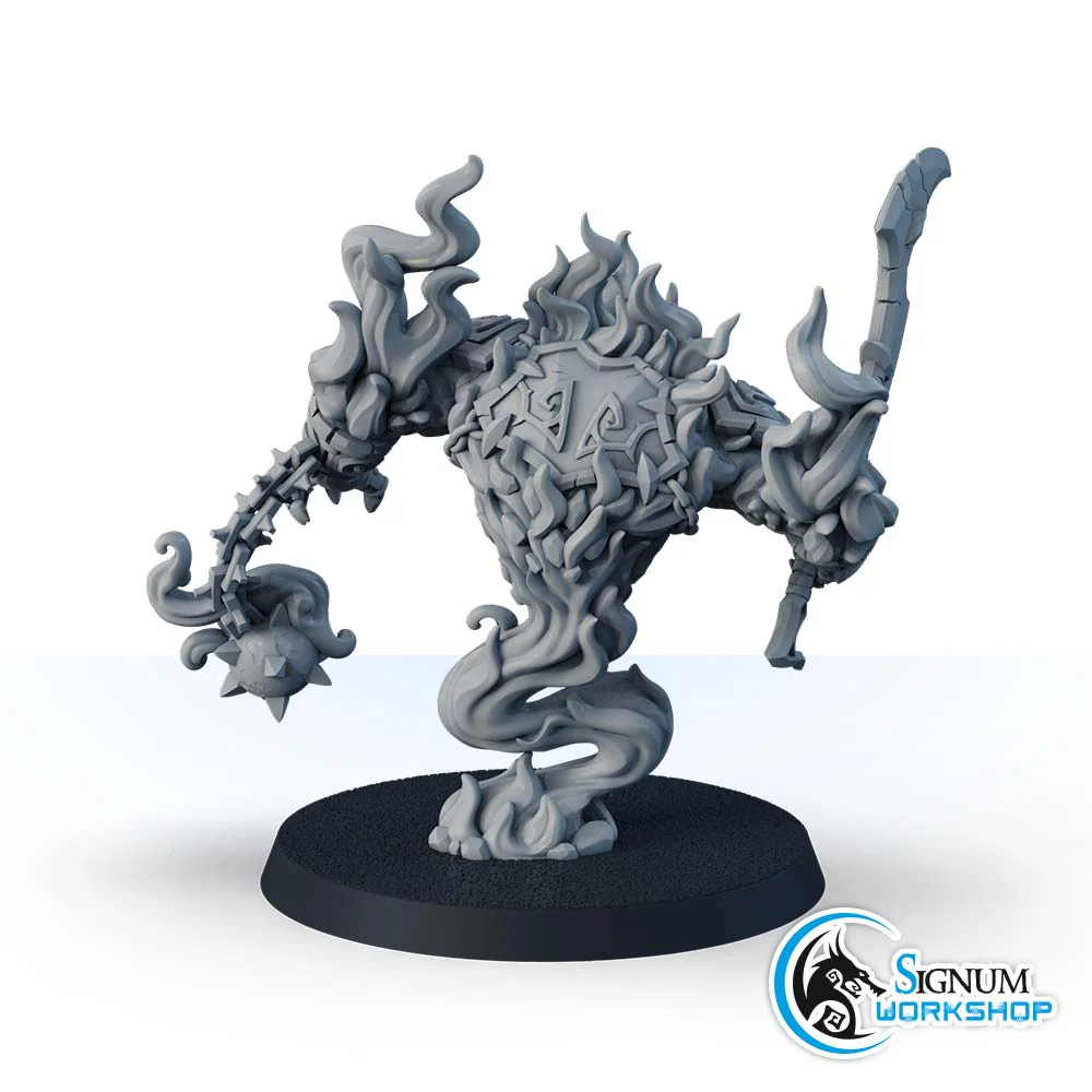 Firestorm Elemental with sword - Image 4