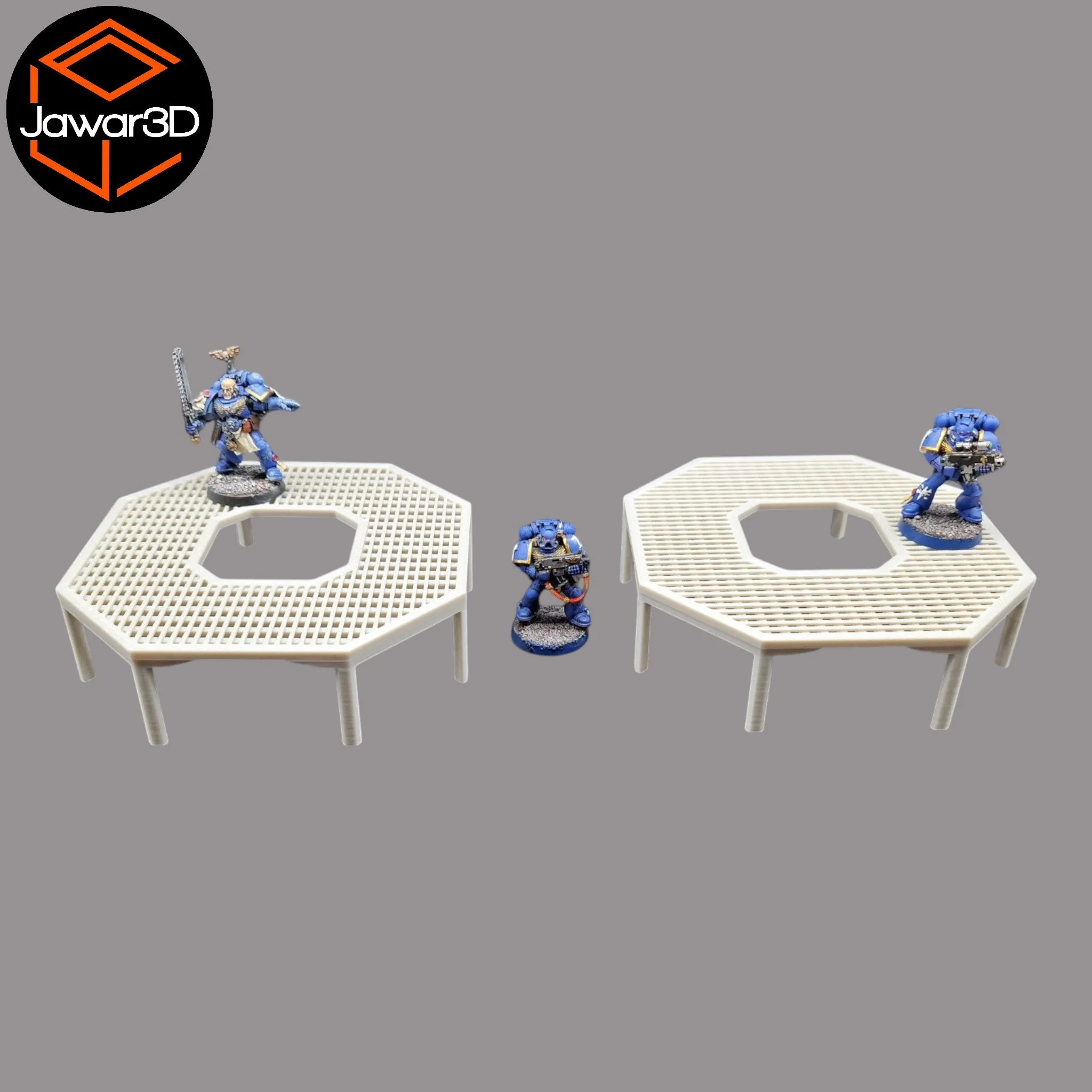 Footbridge Centre x2 - 28mm Wargaming Scatter Terrain Scenery Tabletop Miniature