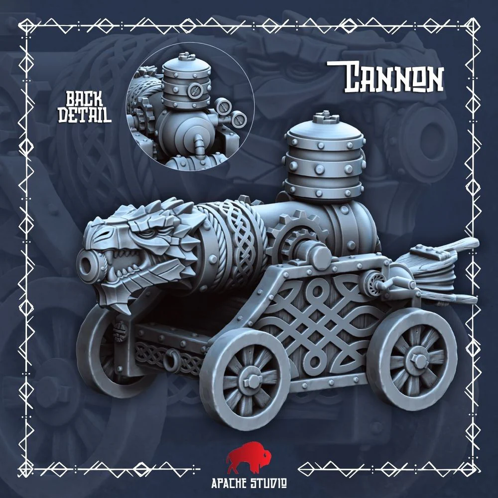 Forgeborn Clan II: Dragon Cannon (dwarf unit) - Image 3