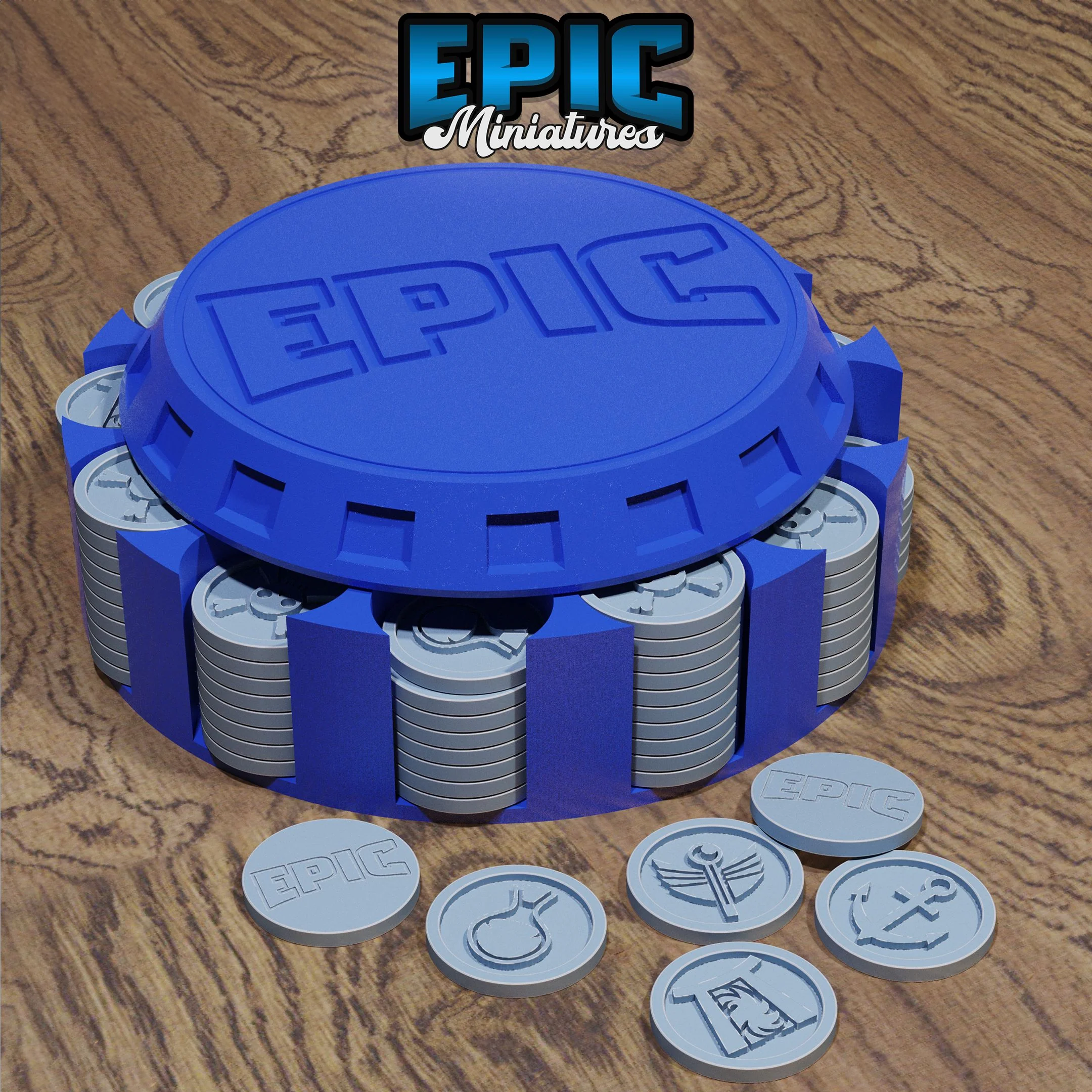 Game Token Coin Holder & Tokens Set - Image 3