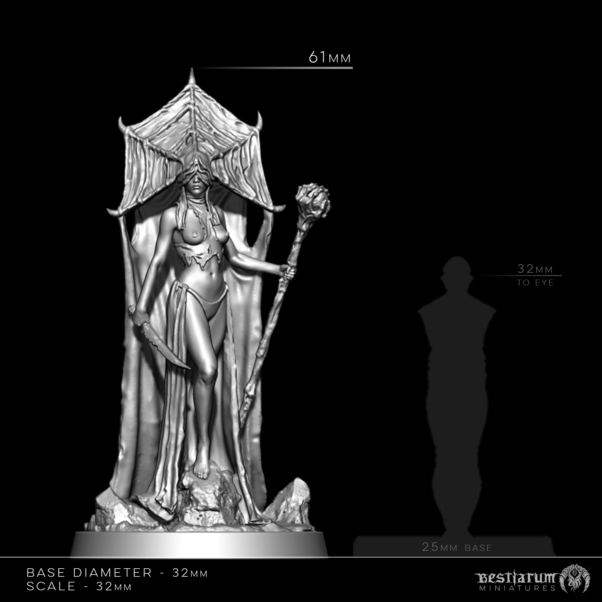 Grimdark Dark Elves | Bestiarum | Wargaming DnD Miniatures - Image 8