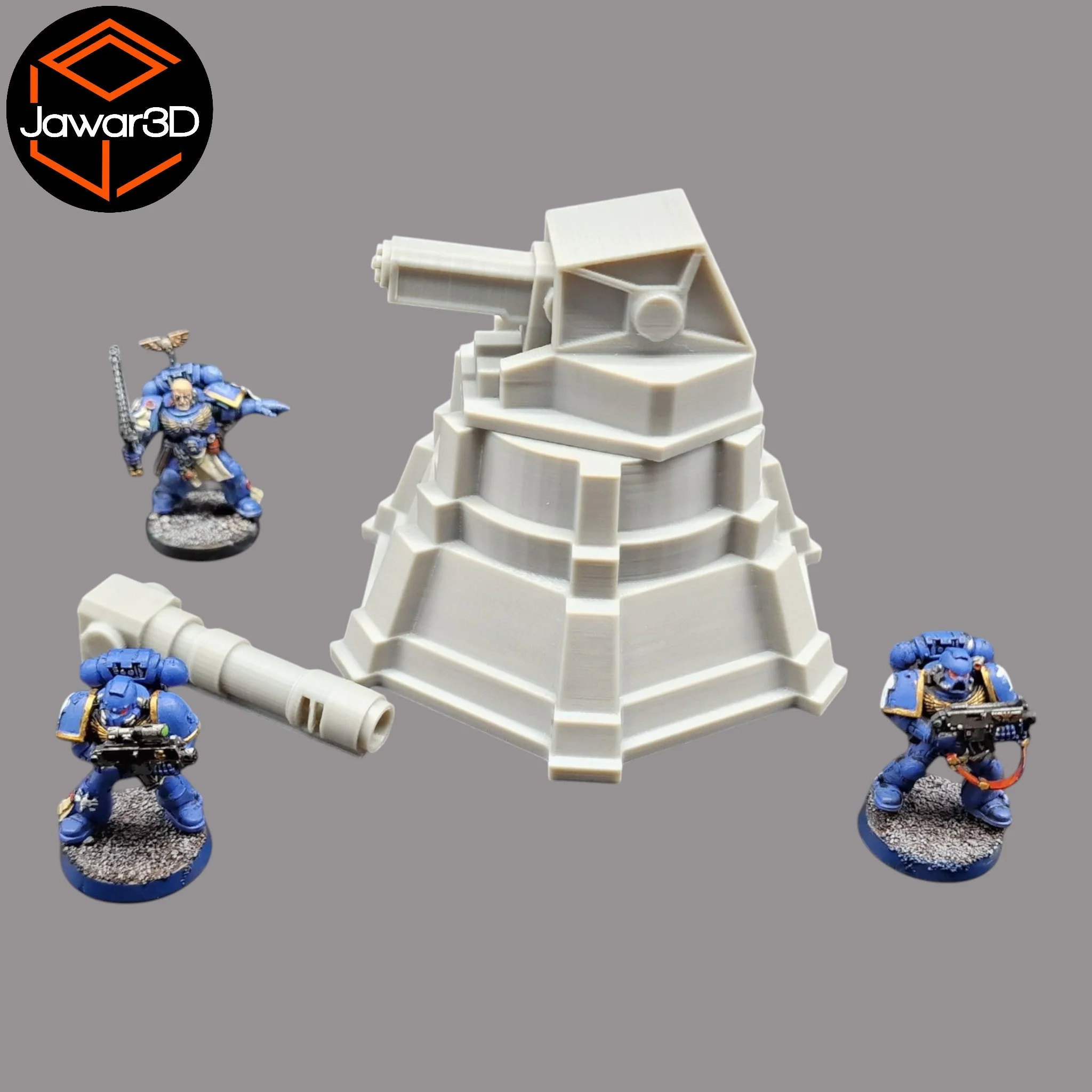 Gun Battery - 28mm Wargaming Scatter Terrain Scenery Tabletop Miniature - Image 2
