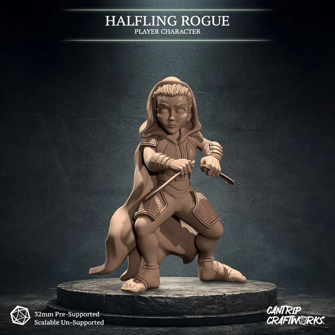 Halfling Rogue, Two Blades One Target