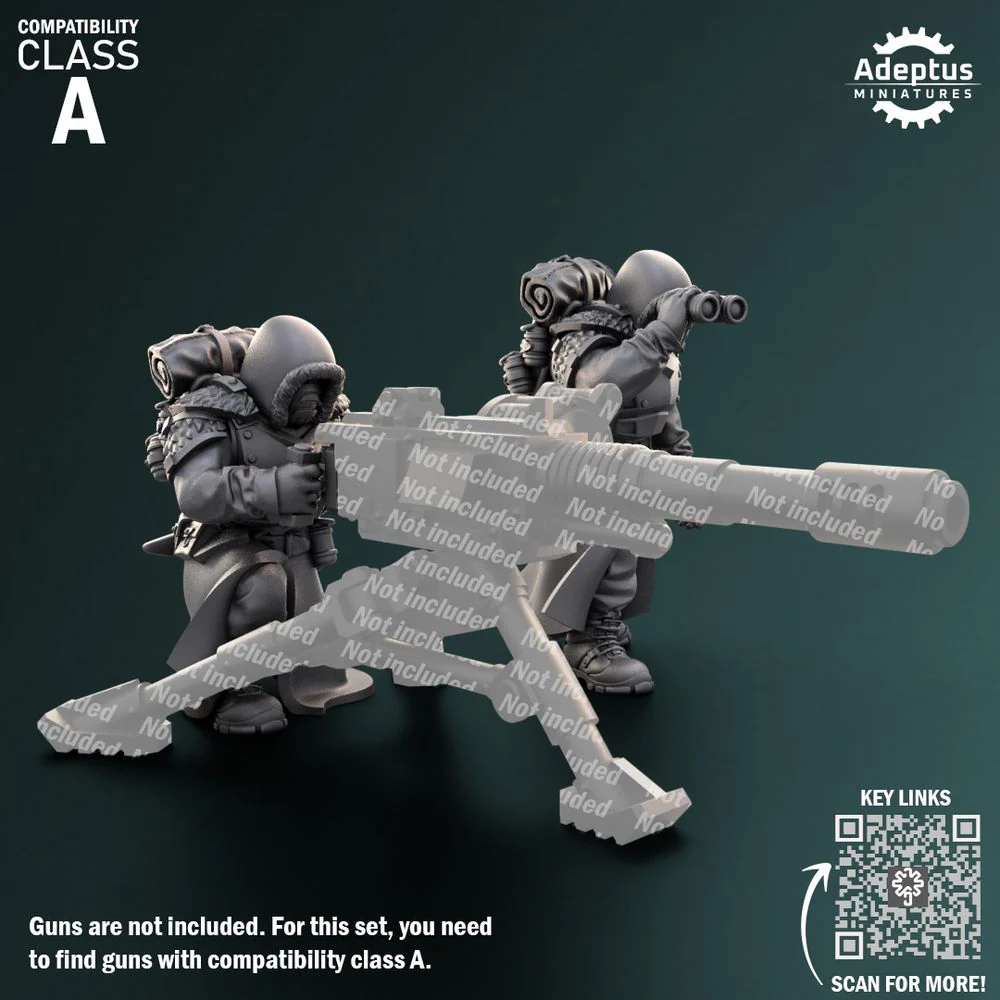 Heavy Weapons Team. Frostguard Regiment. Imperial Guard. Compatibility class A. - Image 2