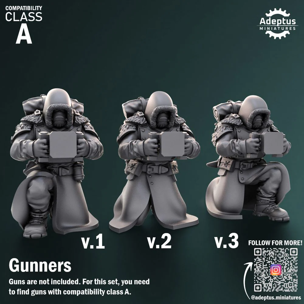 Heavy Weapons Team. Frostguard Regiment. Imperial Guard. Compatibility class A. - Image 3