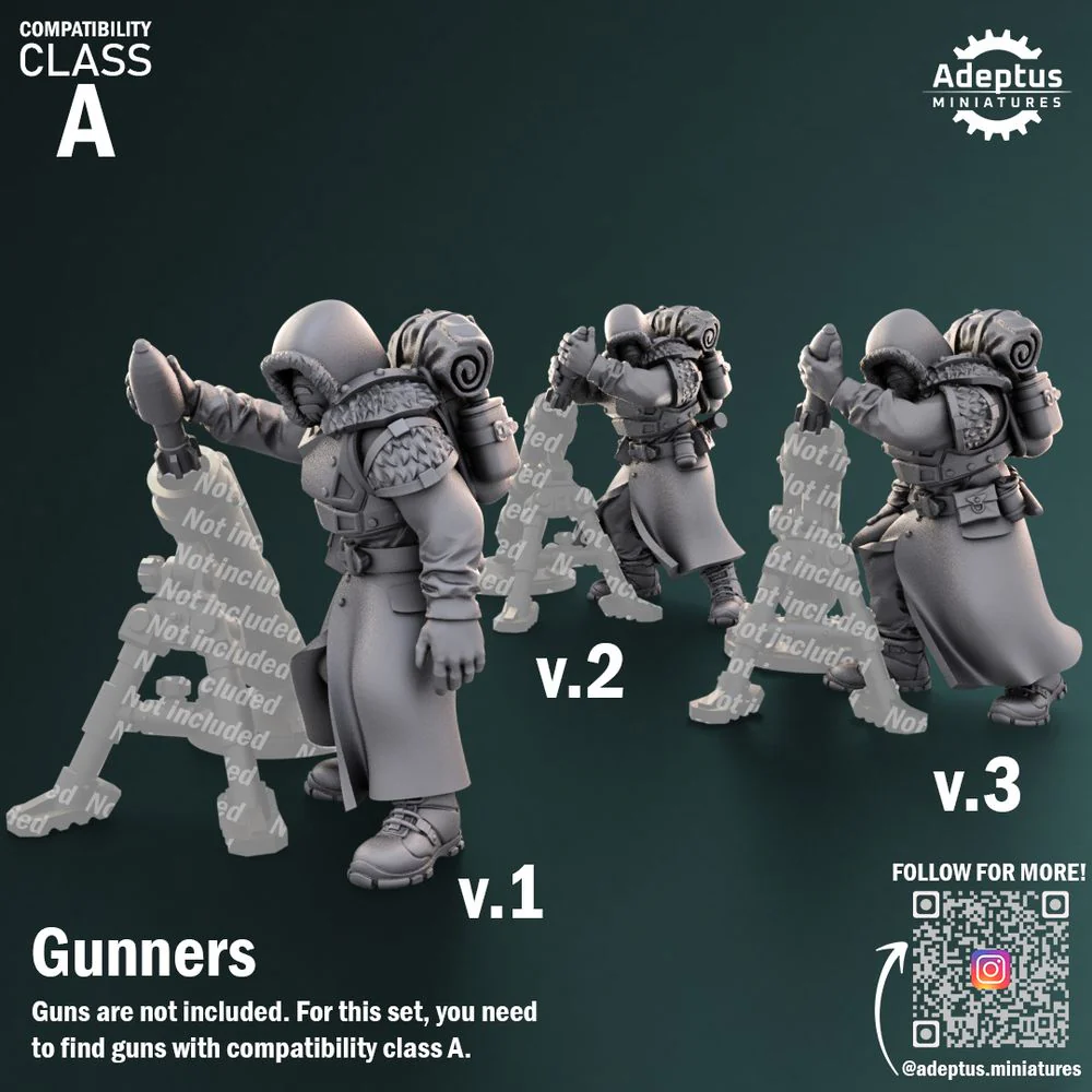 Heavy Weapons Team. Frostguard Regiment. Imperial Guard. Compatibility class A. - Image 6