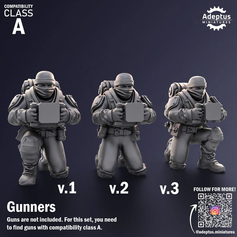 Heavy Weapons Team. Sandshroud battalion. Imperial Guard. Compatibility class A. - Image 3