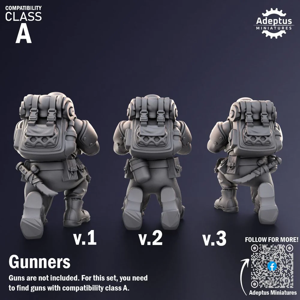 Heavy Weapons Team. Sandshroud battalion. Imperial Guard. Compatibility class A. - Image 4