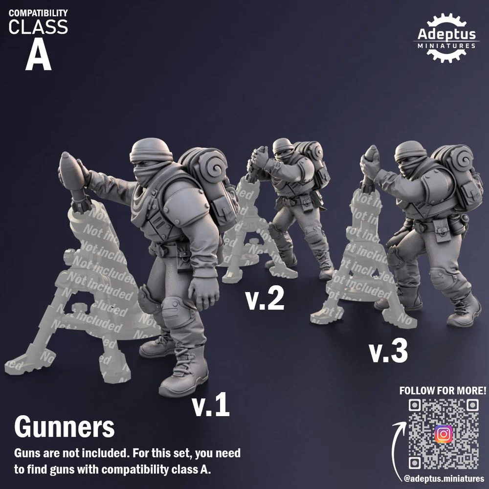 Heavy Weapons Team. Sandshroud battalion. Imperial Guard. Compatibility class A. - Image 6