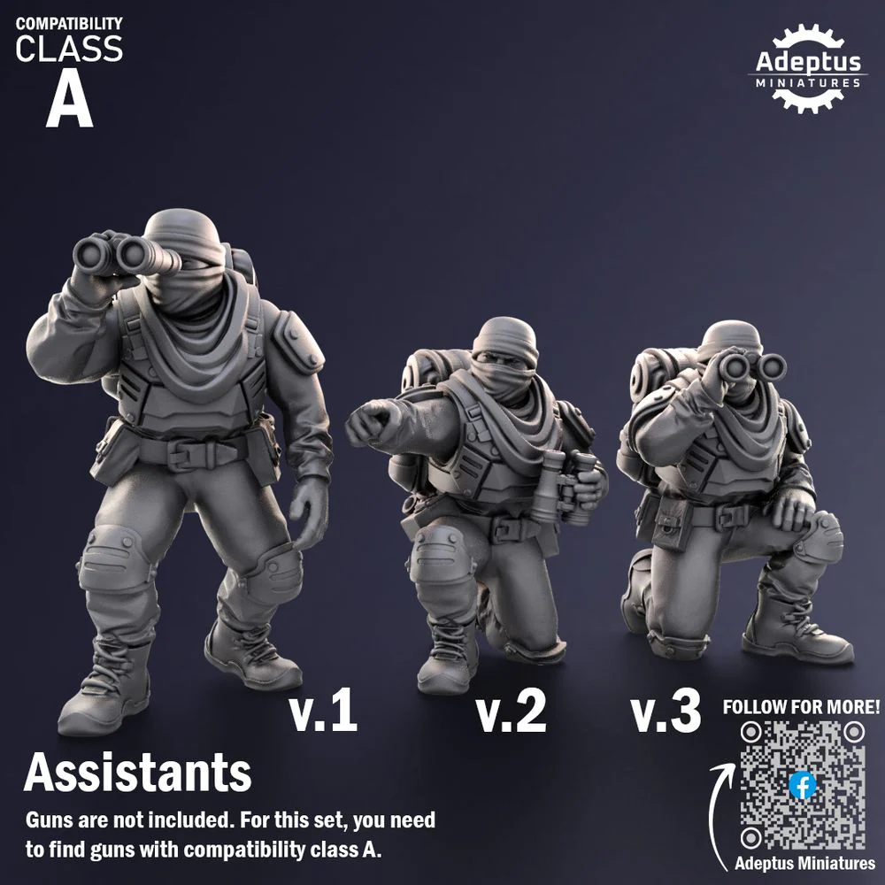 Heavy Weapons Team. Sandshroud battalion. Imperial Guard. Compatibility class A. - Image 7